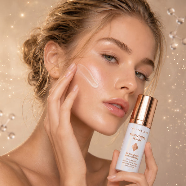 Rozjaśniające serum do twarzy z efektem glow | CRYSTALLOVE
