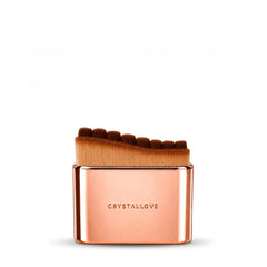 Szczotka do drenażu limfatycznego twarzy V-shape Contour Face Brush Rose Gold CRYSTALLOVE