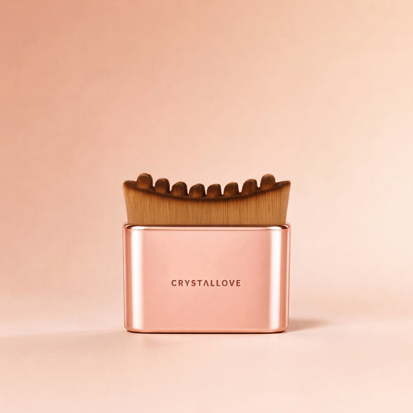 Szczotka do masażu twarzy i do drenażu limfatycznego - Contour Face Brush CRYSTALLOVE