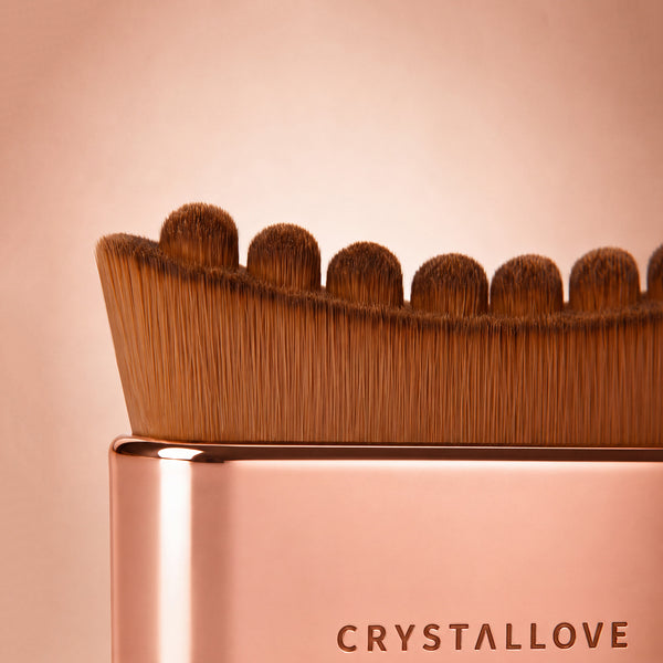 Szczotka do masażu twarzy z wypustkami | CRYSTALLOVE