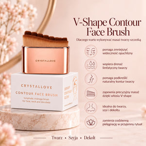 Dlaczego warto wykonywać masaż twarzy szczotką V-Shape Contour Face Brush?
