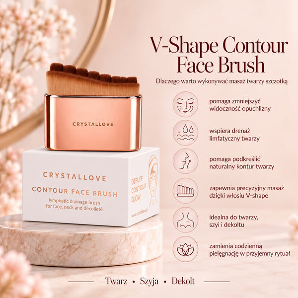 Dlaczego warto wykonywać masaż twarzy szczotką V-Shape Contour Face Brush?