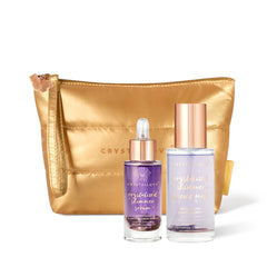 Amethyst Crystalized Set Duo CRYSTALLOVE – zestaw pielęgnacyjny z ametystem