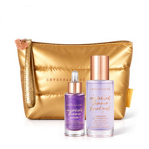 Amethyst Crystalized Set Duo CRYSTALLOVE – zestaw pielęgnacyjny z ametystem