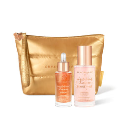 Rose Quartz Crystalized Set Duo CRYSTALLOVE – zestaw pielęgnacyjny z kwarcem różowym