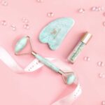 zestaw do masażu twarzy z jadeitu - CRYSTALLOVE Jade Beauty Set