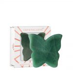 crystallove plytka motylek do masazu twarzy gua sha z awenturynu
