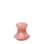 crystallove grzybek do masazu z kwarcu rozowego