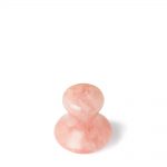 crystallove grzybek do masazu gua sha z kwarcu rozowego