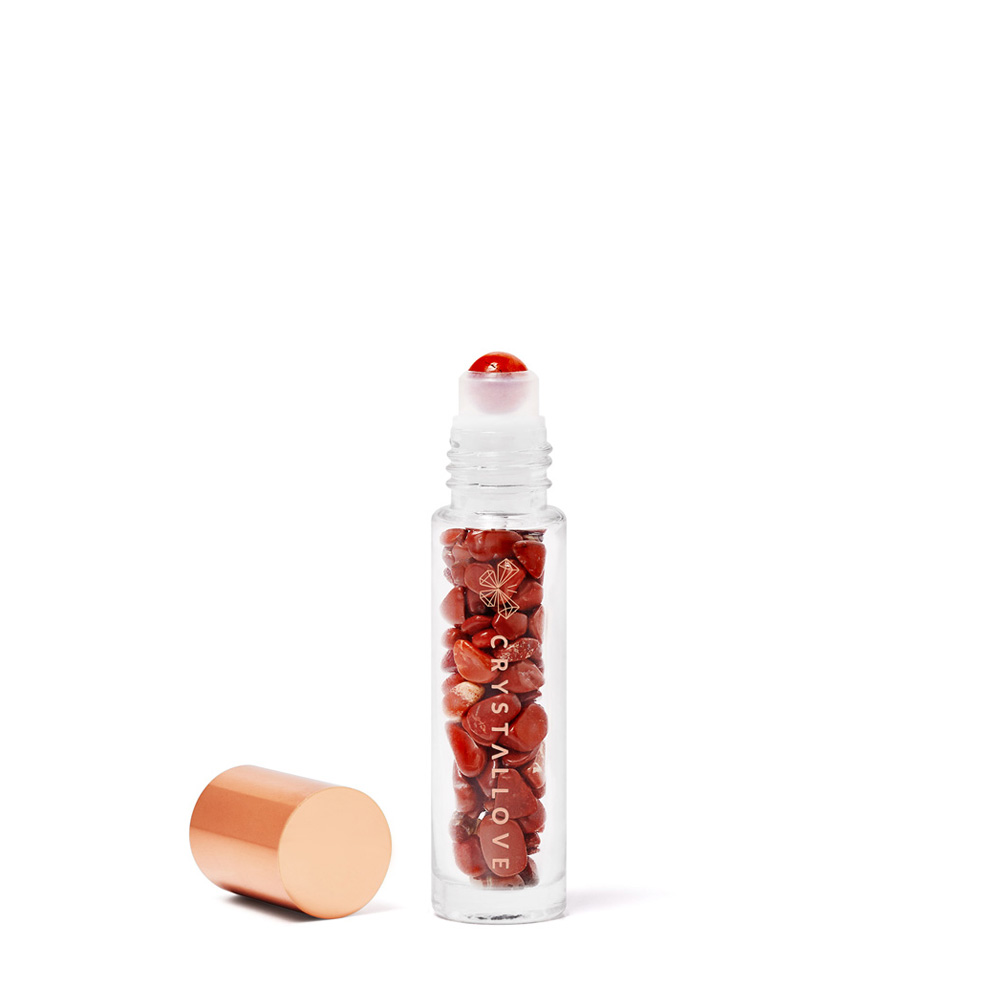 crystallove buteleczka na olejek z jaspisem czerwonym
