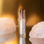 crystallove buteleczka na olejek z kwarcem różowym - buteleczka roll-on z kryształem