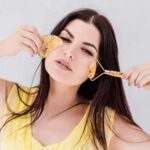 crystallove - masazer do twarzy z bursztynu cytrynowego - citrine amber