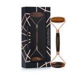 crystallove men masazer do twarzy 3D roller z tygrysiego oka