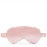 crystallove opaska na oczy z jedwabiu do spania - rose