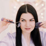 crystallove amethyst beauty set - zestaw z ametystu do masażu twarzy