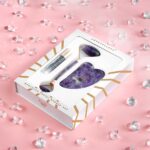 crystallove zestaw do masazu twarzy z ametystem - Amethyst Beauty Set
