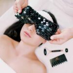 crystallove maska na twarz z czarnego obsydianu - kamienna maska na twarz