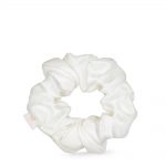 crystallove gumka do wlosow z jedwabiu ivory - scrunchie