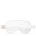 crystallove opaska na oczy z jedwabiu do spania - ivory