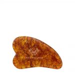 crystallove plytka do masazu gua sha z bursztynu koniac
