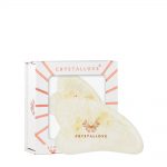 crystallove plytka do masazu twarzy gua sha z bursztynu mlecznego