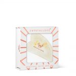 crystallove plytka do masazu twarzy gua sha z bursztynu mlecznego - bursztyn