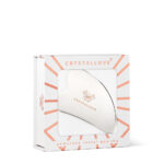 crystallove cryo ice gua sha - płytka do masażu ze stali nierdzewnej