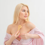 crystallove szczotka do masażu twarzy na sucho - włosie naturalne