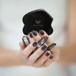 crystallove contour guasha płytka gua sha z obsydianu