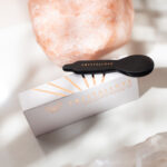 crystallove masażer gua sha pod oczy - obsydian