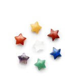crystallove naturalne kamienie energetyczne gwiazdki - 7 czakr
