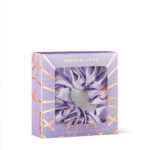 crystallove gumka z jedwabiu mulberry liliowa - jedwabna scrunchie
