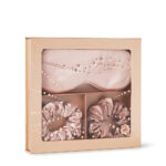 CRYSTALLOVE Silk eye mask & scrunchies set - opaska na oczy i gumki z jedwabiu - limited edition
