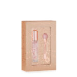 crystallove rose quartz 3D eye set - zestaw pod oczy