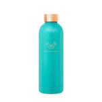 crystallove butelka termiczna na wodę amazonite 500ml - butelka turkusowa