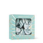 crystallove gumka do włosów z jedwabiu - amazonite - gumka jedwabna