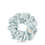 crystallove gumka do włosów z jedwabiu - amazonite - jedwabna gumka