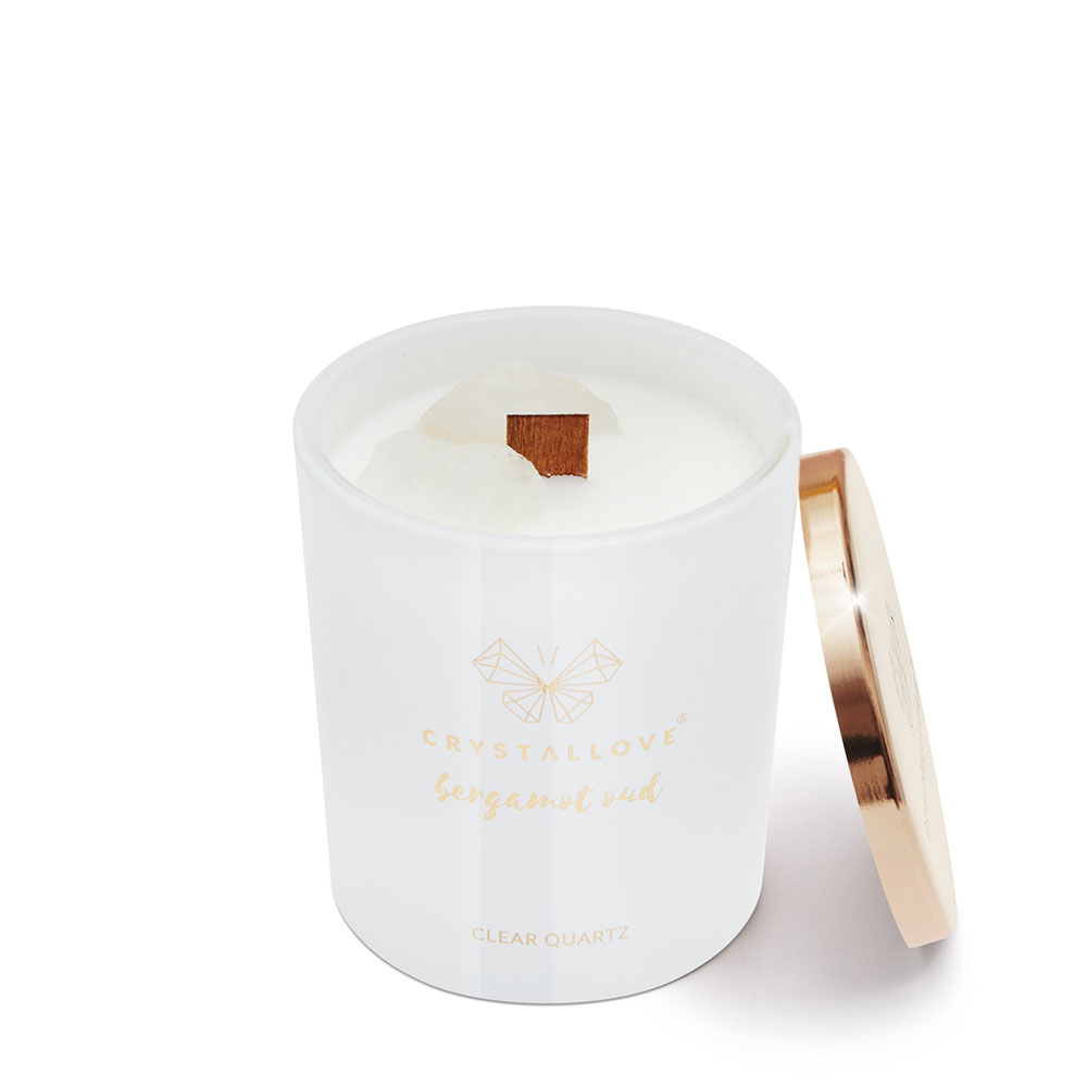 crystallove świeca sojowa z bergamotką i oud 400g