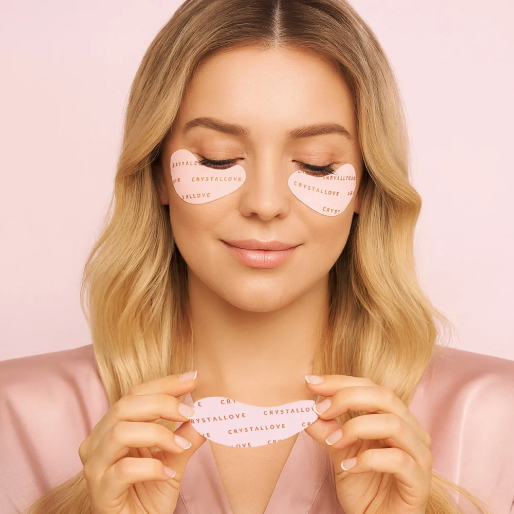crystallove silikonowe płatki pod oczy reusable eye patches