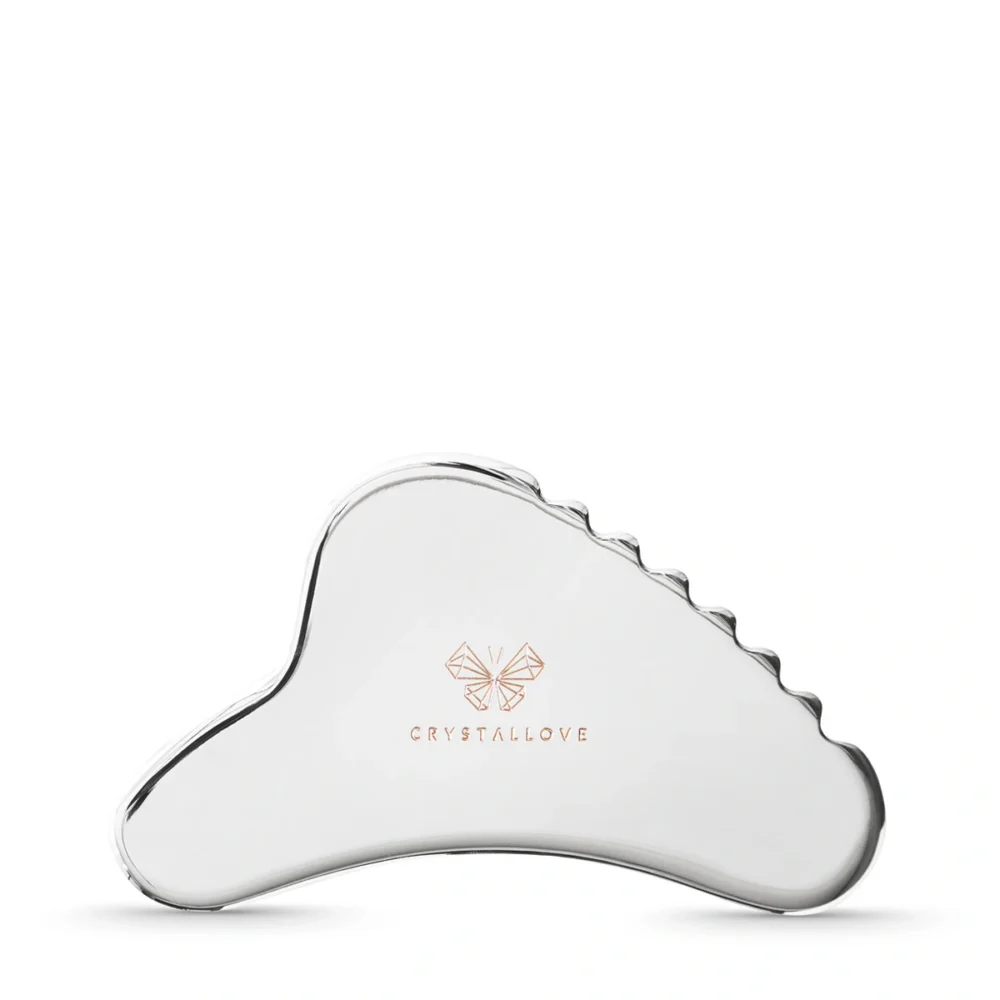 płytka do masażu ciała gua sha ze stali nierdzewnej CRYSTALLOVE