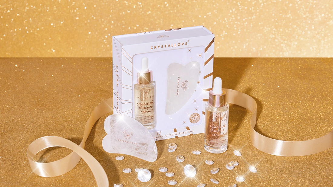 Pomysł na świąteczny prezent dla niej – zestaw do masażu twarzy CRYSTALLOVE