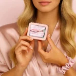 wielorazowe silikonowe płatki pod oczy w pudełku CRYSTALLOVE