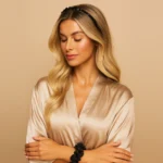 Zestaw do włosów z obsydianem i jedwabiem – CRYSTALLOVE