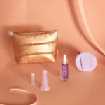 Miss CRYSTALLOVE Set Lilac – zestaw pielęgnacyjny z ametystem w złotej kosmetyczce