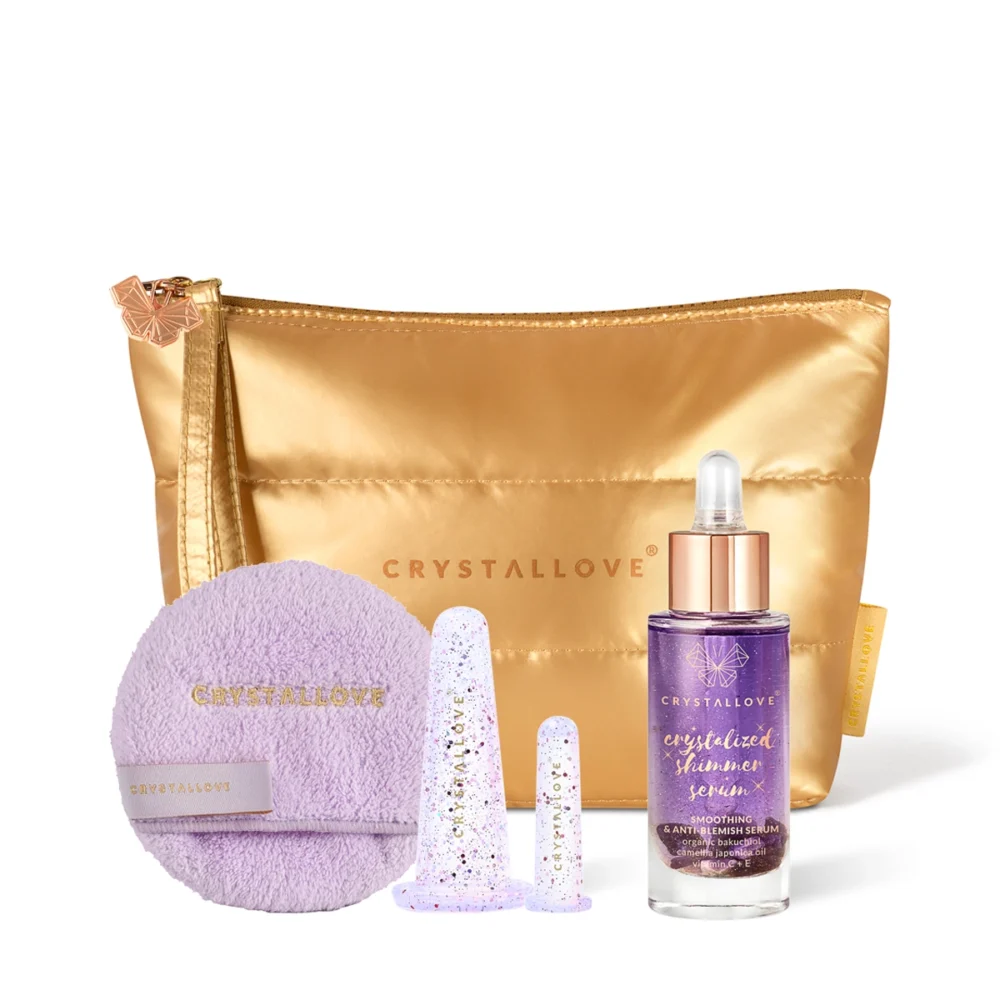 Zestaw Miss CRYSTALLOVE Lilac – akcesoria do włosów w odcieniu lila