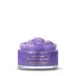 Peeling do ciała z ametystem i lawendą CRYSTALLOVE w szklanym słoiczku