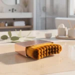 Lymphatic drainage face brush CRYSTALLOVE Contour Face Brush – szczotka do drenażu limfatycznego twarzy, szyi i dekoltu z włosiem premium