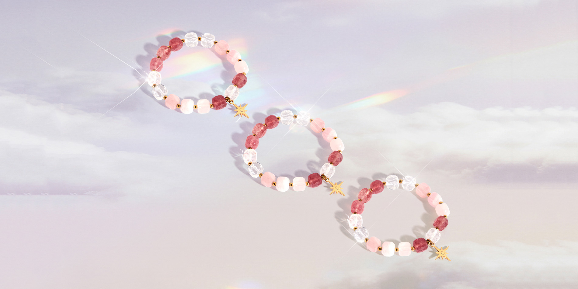 Bransoletka z kamieniami na Dzień Kobiet - CRYSTALLOVE